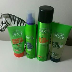 4 Garnier hair products